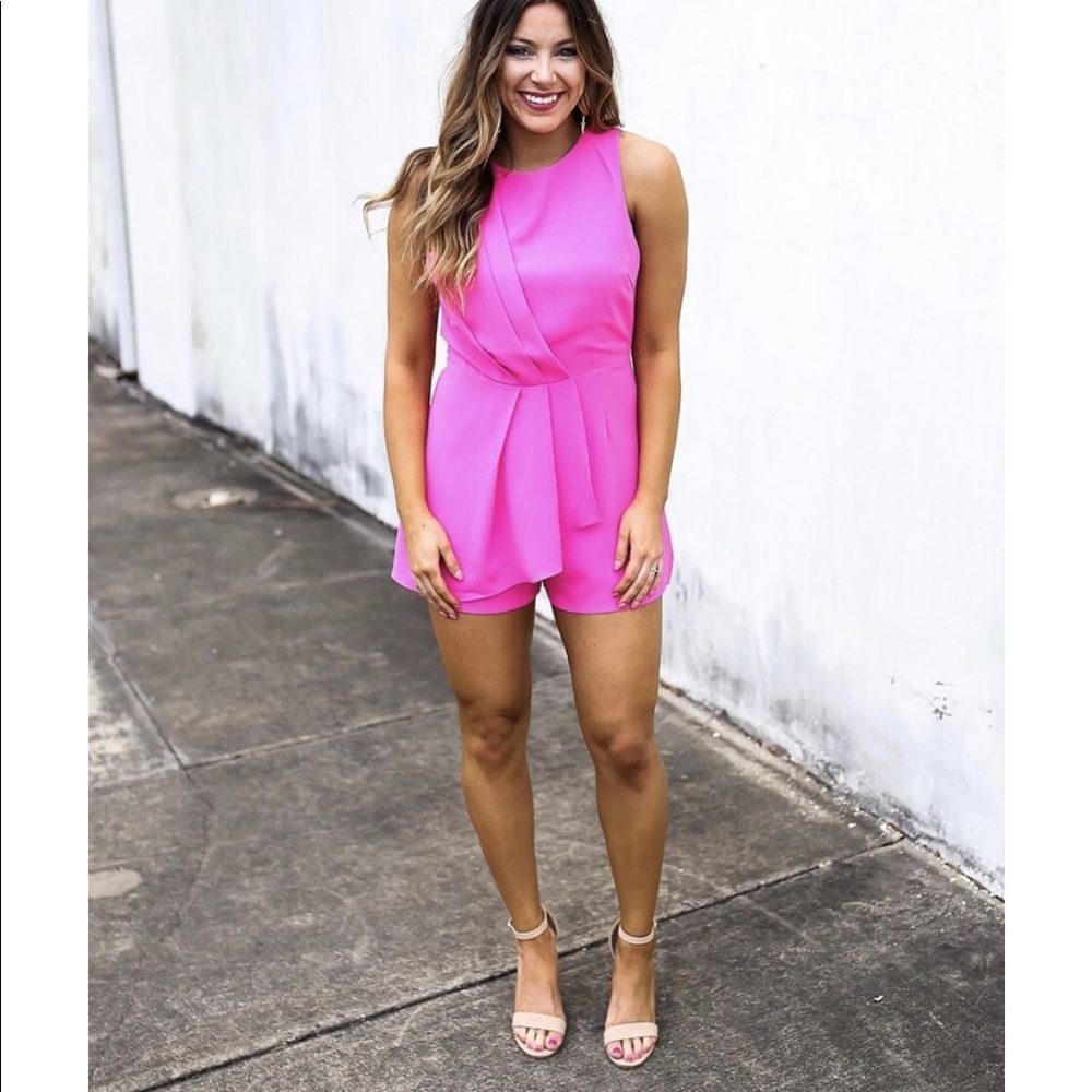 Hot Pink Romper
